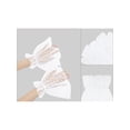 thumbnail image 3 of INSPIRE CHIC Women's Lace Fingerless Gloves Wrist Length Wedding Elegant White Ruffled Floral Gloves for Bridal Party Gloves White-9(With elasticity), 3 of 6