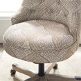 thumbnail image 3 of Urbanpro Transitional Wood Upholstered Office Chair in Fern Beige, 3 of 9