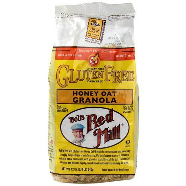 Bob's Red Mill, Granola Sans Gluten Avoine au Miel, 12 Oz, (Lot de 4)