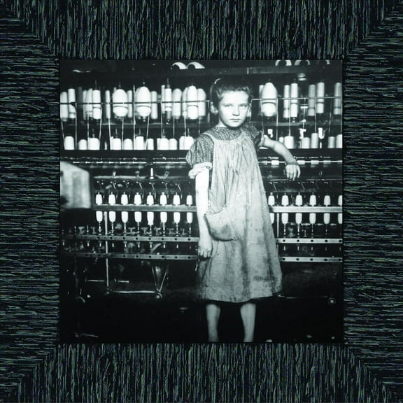 Cotton Mill Girl, Vintage Gifts, Historical Picture Frame, 10x10 8532