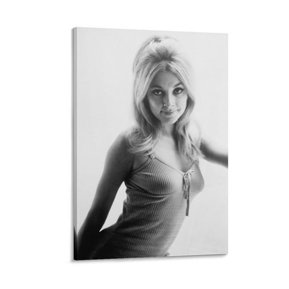 American Television Actresses Sharon Tate Poster3 Painting On Canvas Wall Art Poster Scroll Picture Print Living Room Walls Decor Home Posters 20x30inch(50x75cm)