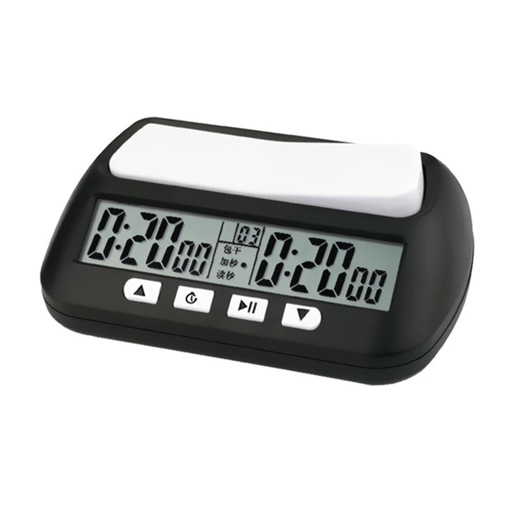  Digital Chess Clock - Customizable Chess Timer for  Professional, Tournament Play - Incremental Time Control Fischer Clock -  Also Great for Scrabble, Shogi, Go, and Other Competitive Board Games :  Toys & Games