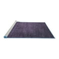 thumbnail image 2 of Ahgly Company Machine Washable Indoor Rectangle Abstract Blue Modern Area Rugs, 8' x 10', 2 of 4