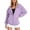 03Purple, variant on ASDFVBKG Women's Lightweight Cotton Blend Long Sleeve Zip Up Thin Hoodie Jacket Coffee XL