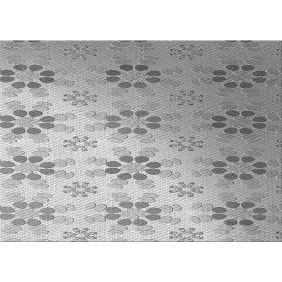 Ahgly Company Machine Washable Indoor Rectangle Transitional Gray Area Rugs, 2' x 5'