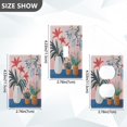 thumbnail image 7 of Yayeee Blank Wall Plate Cover 1-Gang 4.5"x2.7" Home Unused Decorative Outlet, Flowers and Leaves, 7 of 7