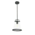 thumbnail image 6 of Robert Stevenson Lighting Robert Stevenson Lighting Wesley - Metal and Seedy Glass Ceiling Light, Distressed Zinc, 6 of 7