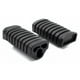 thumbnail image 1 of Gomas de posapie para moto Kinlley FT150 DT150 negro 9 Cm 4.5 Cm, 1 of 3
