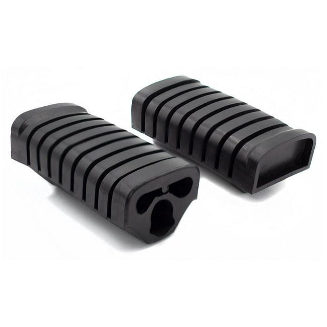 Gomas de posapie para moto Kinlley FT150 DT150 negro 9 Cm 4.5 Cm
