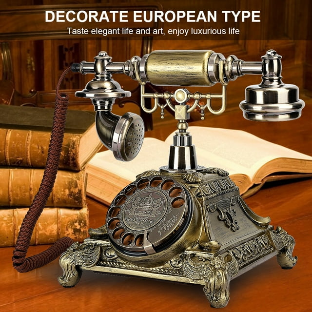 Teléfono De Marcación De Tipo Europeo De Resina Epoxi De Alta , Teléfono, Para El Hogar, La Oficina,
