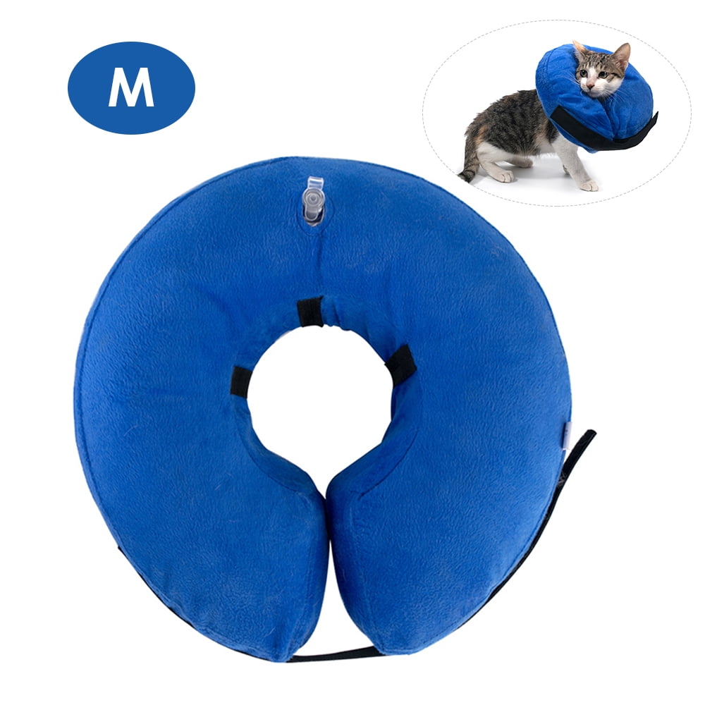 Pet Protective Inflatable Collar Soft Comfortable Washable Donut Design