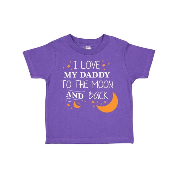 Inktastic I Love My Daddy to the Moon and Back Boys or Girls Toddler T-Shirt