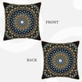 thumbnail image 3 of Kll Dot Mandala Decorative Throw Pillow Covers Velvet Soft For Couch Sofa Bedroom Living Room Outdoor -16"X16", 3 of 8