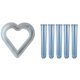 thumbnail image 1 of Heart Shape Flower Pot Silicone Mold DIY Love Hydroponics Vase Craft Gifts Making Plaster Resin Casting Molds Home Decor, 1 of 5