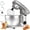 Silver, variant on SeaSpark 3-in-1 Stand Mixer, 5.5 QT Tilt-Head 10-Speed Electric Stand Mixer, Food Mixer with Dough Hook, Beater, Whisk, Black