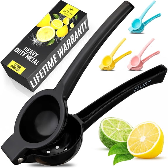 Kitchen Metal Lemon Squeezer - Handheld Lemon Juicer Squeezer - Easy to Use Citrus Juicer - Manual Press for Extracting the Most Juice Possible - Extracts Every Last Drop