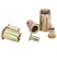 thumbnail image 2 of 150pcs Ensemble d'Écrou de Rivet Galvanisé, Insert Mixte Fixation Écrou de Rivet Fileté Pièces de Quincaillerie M3/4/5/6/8/10, Idéal pour les Produits Électromécaniques et Industriels Légers, 2 of 7