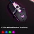 thumbnail image 6 of XXPLKPFA S22, Ergonomic Wired Mouse, Custom Macro Programming, 7 Buttons, 4-Speed DPI, RGB Gamer Desktop Laptop Gaming Mouse, Black, for Windows 98SE/SE/2000/XP/Vista/WIN7/8/10,Black, 6 of 9