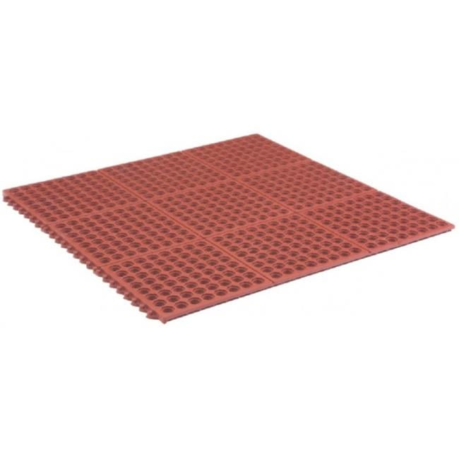 buyMATS 39078010130000300 3 x 3 ft. Performa Mat GreaseProof Red