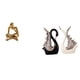 thumbnail image 1 of Estatua De Cerámica Abstracta De Cisne Pensador, Decoración Para Mesa, Sala De Estar, Estantería De Oficina, Colección De Aniversario Y Chimenea., 1 of 8