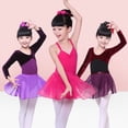 thumbnail image 2 of Ropa de baile para niños, ropa de práctica para niñas, Falda de baile Ballet de verano, falda de gasa, falda de barco, falda de baile chino, 2 of 5