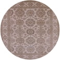 thumbnail image 1 of Ahgly Company Indoor Round Mid-Century Modern Dark Almond Brown Oriental Area Rugs, 5' Round, 1 of 6