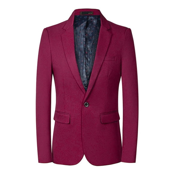 BOBOGOJP Mens Linen Cotton Blazer Men's Sport Coats and Blazers Casual Lightweight Blazer Jacket Khaki XL (Red,5XL)