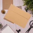 thumbnail image 6 of Envelopes For Invitation 100pcs A2 Envelopes Self Seal Brown Kraft Paper Envelope For  Cards Weddings Baby Shower Office School Stationery, 6 of 6