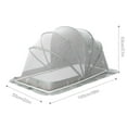 thumbnail image 3 of Portable Foldable Mesh Crib Net Tent for Bedding and Safe Sleeping Environment with Semi Shading Design, 3 of 9