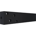 thumbnail image 2 of Ekena Millwork 2 1/2"W x 12"D x 1 1/2"H Hidden Floating Steel Heavy Duty Bracket w/ Flange, Powder Coated Black, 2 of 10