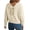Beige, variant on Eytino Sweaters for Women Long Sleeve Fall Back Bow Knot Sweaters Crew Neck Solid Knit Pullover Tops