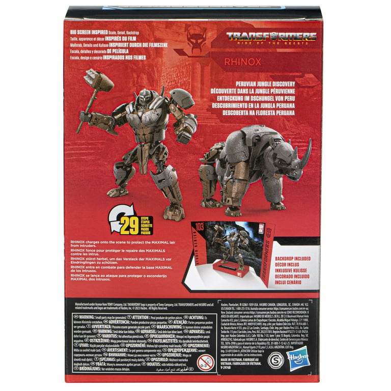 Transformers Studio Series Voyager 103 Rhinox Converting Action Figure  (6.5”) 