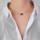 thumbnail image 2 of Collar con colgantes de Piedra de cuarzo Yashi 4 ojos de tigre 47363, 2 of 5
