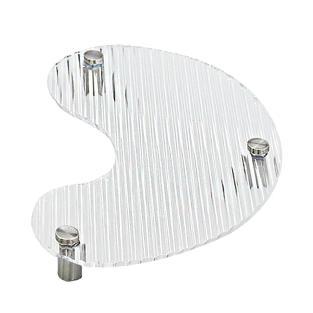 Bandeja de almacenamiento de acrílico transparente para tocador, resistente, decorativa, estilo elegante, para maquillaje Menisco