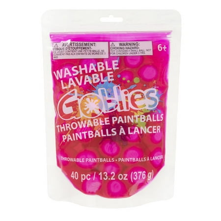 Goblies Throwable Pink Paint Balls, 40 Piece