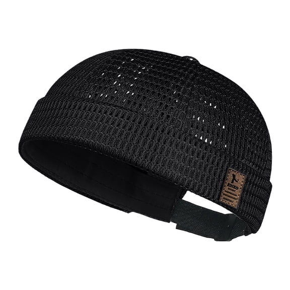 Summer Sales LSONABXA Saving $5 Black Bomber Hats for Men Under $5 Men's Breathable Brimless Hat Lightweight Mesh Cap for Summer Outdoor Women Lei Feng Hat