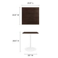 thumbnail image 6 of Modway Lippa 24" Square Dining Table in White Cherry Walnut, 6 of 7