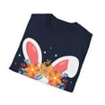 thumbnail image 4 of Cute Bunny Face Shirt Floral Print Glasses Rabbit Easter, 4 of 4