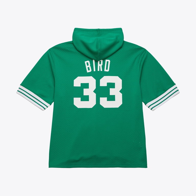 Men's Mitchell & Ness Larry Bird Kelly Green Boston Celtics Mesh