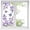 MediumPurple, variant on Purple Flowers Window Privacy Film, Butterfly Spring Floral Watercolor Farmhouse Static Cling UV Sun Blocking Heat Control Window Tint Day and Night, Non-Adhesive One Way Privacy Cover 17.7''x39.3''