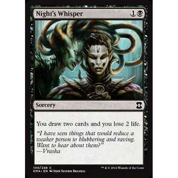 MtG Eternal Masters Common Night's Whisper #100