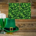 thumbnail image 7 of St. Patrick's Day Kitchen Towel Luck Shamrock Truck Tea Towel Green Buffalo Plaids Hand Drying Towel for Cooking Baking Cleaning Wipes, 17.7 x 26 Inch, 7 of 7