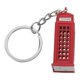 thumbnail image 1 of Telephone Booth Pendant Keychain for Decoration 2Pcs Zinc Alloy Multi Color, 1 of 5