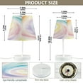 thumbnail image 2 of Table Lamp Small 5.9x10.8 Inches Table Lamps Night Light Tools & Home Improvement Bedroom Lamp Guest Room Lamp Study Lamp Office Lamp Color Swirl, 2 of 7