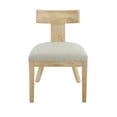 thumbnail image 7 of GDF Studio Sorrel Indoor Dining Chair, Natural + Linen, 7 of 7