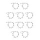 thumbnail image 1 of Sonducket Tobillera en capas de tobillo resistente universal Campana con diamantes de imitación Colgantes Colgantes Accesorio de moda Cadenas de Type1 NO1 Sonducket CBP200199, 1 of 4