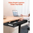 thumbnail image 6 of Under Desk Drawer Slide Out,26" Wide Pull-Out Storage Organizer for Office&Home Desks,Fits Sit Stand Workstations,Hidden Desktop Drawer Attachment, 6 of 7