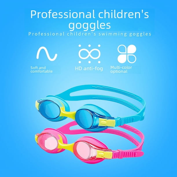 Gafas de natación de silicona para niños, gafas de natación HD, productos de buceo antivaho, gafas de natación impermeables