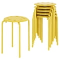 thumbnail image 1 of Taburetes Vecelo apilables de 45 cm, 6 unidades, color amarillo, 1 of 9