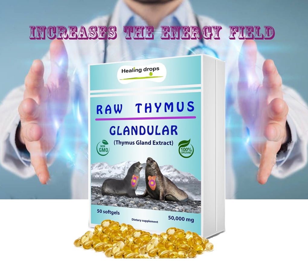Buy Thymus Glandular Supplement Raw Tissue Extract Supports Immune